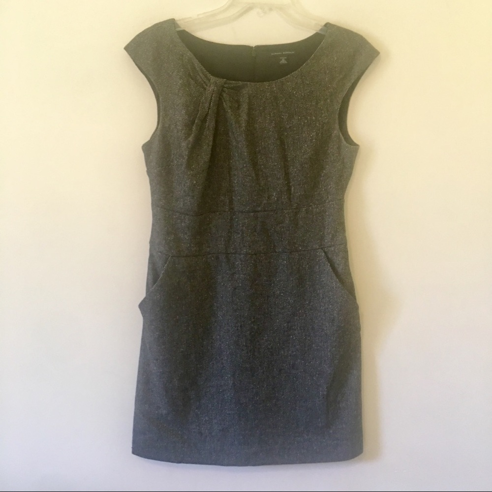 {Banana Republic} Tweed Wool Blend Dress